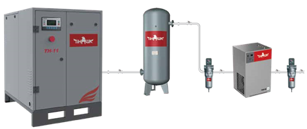 熔噴布機(jī)用空壓機(jī)安裝流程圖 熔噴布機(jī)用空壓機(jī)安裝流程圖